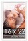 16x22 Solid Wood Picture Frame with UV-Resistant Acrylic & Acid-Free Backing, Available in 6 Finishes: Matte Black, Matte White, Metallic Bronze, Silver, Natural Wood Grain & Mahogany